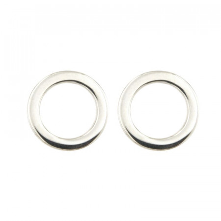 Boucles d'oreilles CERCLE GM Argent