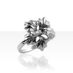 Bague HIBISCUS GM Argent         