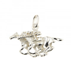 Pendentif Argent CHEVAUX/CAV AU GALOP                  