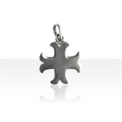 Pendentif Argent CROIX CATHARE GM                      