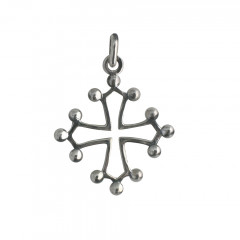 Pendentif Argent CROIX OCCITANE GM                     