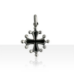 Pendentif Argent CROIX OCCITANE EVIDEE 3               