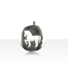 Pendentif Argent "JEREZ" Cheval GM                     