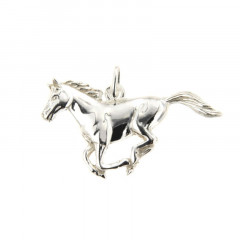 Pendentif CHEVAL AU GALOP Argent              