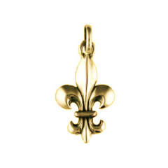 Pendentif Or FLEUR DE LYS 3